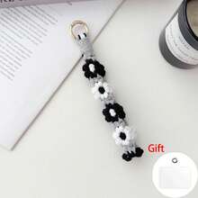 卡通雏菊花钥匙扣、手机挂绳、腕带、包包吊坠 - 彩色 - 查看 10