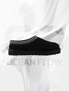 UGG Tasman II Slipper - Men's Cozy Indoor-Outdoor & Snow Day Wear Shoes With Cloud-Level Comfort, Low-Profile Casual Design For Autumn Winter, Back To School Event -Easter Gift - Snow Boots-1174671 BLK - màu đen - Xem 2