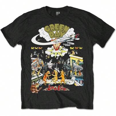 Productos oficialmente licenciados por Rock Off, camiseta de la gira 'Dookie 1994' de Green Day