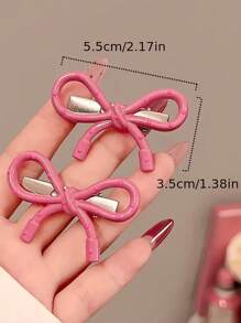 4pcs/2pcs Cute Bow Design Women Hair Clips Set, Fashionable Bangs & Hair Accessory With Hollow Out Detail, Hair Accessories Hair Tools, Beauty Accessories, Curly Hair Accessories Hair, Hair Accessory, Hair Accessories,Accessories, Hair Accessories Fall,Travel, Hair Tools,Accessories Women, Hair Stuff,Fall,Hair,Hair Accessories,Accessories,Hair Accessories Travel,Hair Accessories,Accessories Women,Hair Accessory,Hair Accessories Women,Hair Tools,Hair Stuff,Stuff,Beauty Accessories,Gifts,Travel,Gifts For Women,Hair Stuff,Stocking Stuffers