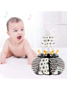 Cute Bell Black & White Rattle Toy For Babies & Toddlers