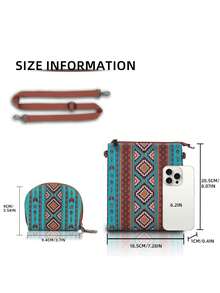 4-Piece Bohemian Tasseled Handbag Set, Large Capacity Vintage Tote & Crossbody Bags, Suitable For Vacation, Travel, Gifting