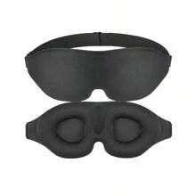 1pc Sleep Mask, 3D Deep Contoured Eye Mask Sleeping For Men And Women, Suitable Side Sleeper, 100% Light Blocking Blindfold & Eye Cover, Soft Comfort Eye Shade For Night Shift Travel Yoga Nap