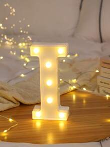 1pc Letter Lights For Holiday Party Decor, Children's Room Decor, 26-Piece English Alphabet & Numbers LED Decorative Light, BABY Anniversary, 6.3inch/16CM, Birthday Decoration And Gift, Holiday Decor And Party, Wedding Decoration, Home Bedroom Decor, Living Room/Gathering Decor, Camping, Warm White Lighting