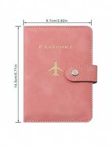 Couple's Travel Passport Holder Travel Passport Holder Cover Wallet For Men And Women Portable Card Case Multiple Functions ID Card Holder Travel Essential Accessories For Vacation Hotel Cruise Back To School