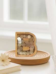 1 pieza Expositor decorativo personalizado para almacenamiento de monedas - Multicolor - Ver 4