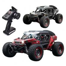 1:16 RTR Voitures RC électriques rapides sans balais pour adultes, Camion RC tout-terrain électrique 4x4 à grande vitesse avec 2 batteries Lipo, vitesse maximale de 42 mph