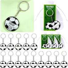 3/9/18/36pcs Soccer Club Acrylic Keychain Pendant Accessory Football Accessory Keychain Pendant Football Party Bag Fillers Thank You Gifts For Sports Enthusiasts Men Bag Gift Souvenir Football Gifts Key Chain Set Shoe Keychain For Men Gift Souvenir Gifts For Men Gift Set