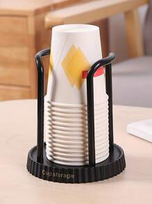 1 stuk plastic bekerdispenser voor thuis en op kantoor, bekerhouder voor op het aanrecht in de badkamer, organizer voor wegwerpbekers, bekerhouder voor op tafel in bar en café