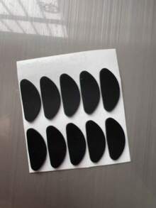 10/20/30件眼镜鼻托材料、自粘鼻托板、眼镜和太阳镜鼻托垫、眼镜配件 - 黑與白 - 查看 13