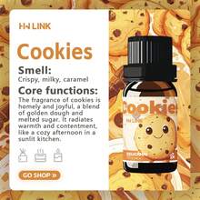 HWLINK 10ml/0.33 Fl Oz Cookie Fragrance Oil, Scented Oil, Premium Cookie Aroma Oil, Suitable For Candle Making, Aromatherapy, Diffuser, Home Care, Humidifier, Gifts, Car Air Freshener - Cookies - View 4