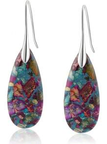 Rainbow Blue - Silver Hook