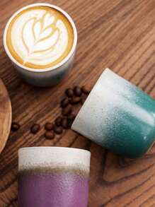 1pc 200ml Ceramic Concentrated Coffee Cup, Starry Speckled Luxury Water Mug, Personal Cup, Vintage Ceramic Coffee Cup, Household Drinking Cup, Latte Art Cup, Espresso Cup, Couple Cup, Breakfast Milk Cup Back To School