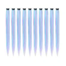 10pcs/Pack Women's Colorful Unicorn Design Hair Clips ,Hair Accessory
