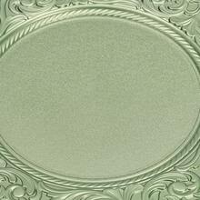 100Pcs Antique Charger Plates 13'' PP Embossed Dinner Plate Wedding Banquet Decorative Plates For Home Hotel Events, Table Dinner Kitchen Party Decoration, Durable Lightweight Stacking Tableware Set - 綠色 - 查看 11