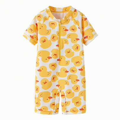 Costume da bagno intero per bambini, traje de baÃ±o una pieza para niÃ±os y niÃ±as, protezione solare, resistente al cloro