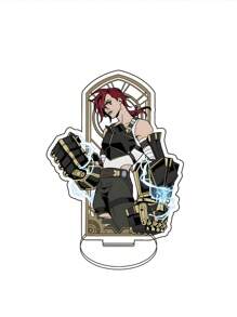 Anime 1pc"Arcane Acrylic Stand11cm,Acrylic Display Stand Person Model, Tabletop And Home Decor,Key Ring Accessories Decor, Id Al-Adjha A Graduation Gift For Friends, Car Accessories Bag Charm Backpack For School