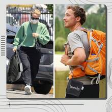 Travel Laundry Bags, Dirty Clothes Travel Bag With Handles, Portable Small Laundry Sack For Travelling, Suitcase, Gym, Camping (Black| 1 Pack) - Black - View 5