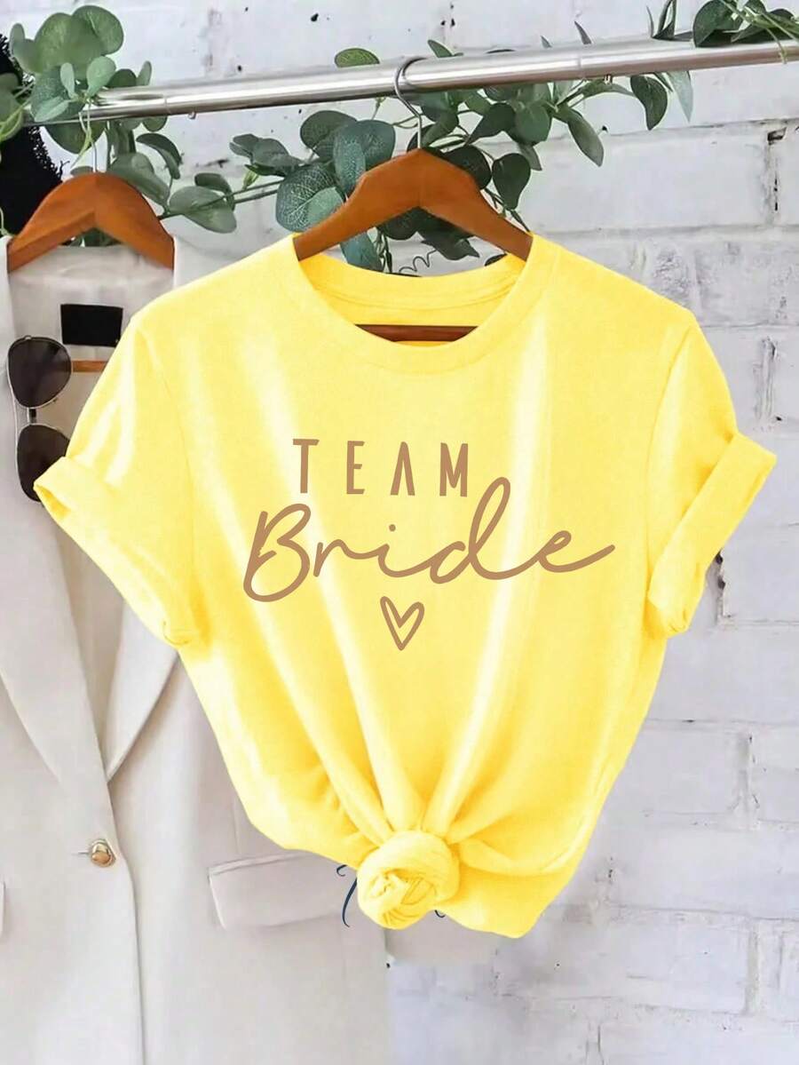 Bridal T-Shirts Bridal Team Shirts Bachelorette Party Shirts Bridal Party Tops Bridesmaid Proposal T-Shirts