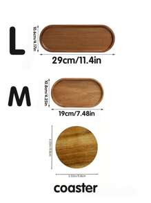 1 pièce Plateau en bois, plateau à fruits, plateau à desserts en bois, plateau en bois pour café, lait, collations, plateau à gâteau, plateau à fromage, plateau à thé en bois, plateau à pain, plateau de petit-déjeuner