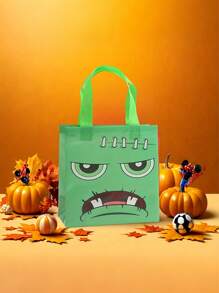 6pcs Halloween Gift Wrapping Bags, Halloween Trick Or Treat Tote Bags With Handles, Halloween Party,Trick Or Treat Wrapping Bags For Halloween Gifts, Gift Wrapping Tote Bags, Halloween, Trick Or Treat,Halloween Decor, Fall Decor, Halloween Decorations, Halloween Party Carnival Gift Bags Multi Piece Halloween Series Gift Bag Gift Packaging Tote Bag For Gift Giving Exquisite And Cute Portable Tote Bag Suitable For Halloween Parties