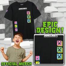 Minecraft T-Shirt - Black - View 3