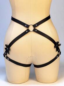 2 piezas/1 pieza Body completo de mujer Cinturón de arnés de cadena,Decoración de ropa de Cintura de cadena Accesorios corporales, Adecuado para pareja Día de San Valentín Use diario