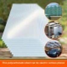 10 Pieces/Set Of Polycarbonate Panels, Double-Layer Polycarbonate Panels, Double-Layer Polycarbonate Panels Waterproof UV Enhanced Transparent Panels, Suitable For Greenhouse, Outdoor, And Plant Rack Roofs 19.7 * 39.4 Inches