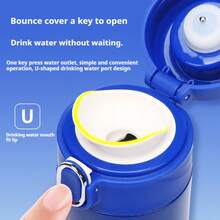 Disney Officially Licensed Cartoon Cute Purple Elsa Princess Stainless Steel Insulated Tumbler, Direct Sip Cup For Home&Outing Perfect Birthday/Christmas Gift - Multicolor - View 6