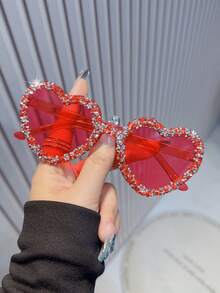 1 副、2 副、3 副、4 副、6 副、8 副、10 副心形休闲时尚眼镜，彩色眼镜成人派对礼物，基本节日配饰，休闲礼品沙滩配饰时尚眼镜，适合所有季节的日常佩戴 - 彩色 - 查看 16