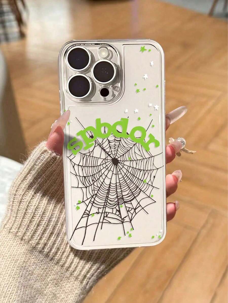 Funda para phone con Diseño de Telaraña Rosa (1 unidad) - Suave, con Protección Total, Compatible con phone 3/12. Diseño original y creativo, moderno y personalizable. Ideal como regalo para San Valentín o cualquier ocasión especial. Compatible con phone 6/11/12/13/14/15/15 Pro/15 Plus/15 Pro Max/7 Plus/8 Plus/X/XS. Max/XR/11 Pro/12 Pro/13 Pro/14 Pro/12 13 /11 Pro Max/12 Pro Max/13 Pro Max/14 Pro Max/14 Plus/8/16 Pro/16 Pro/16 Plus/16 Pro Max (1 unidad) - Verde - Ver 1