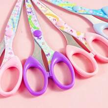 Sanrio 1pc Sanrio Cartoon Cute Scissors, Cartoon Printed Home Office Scissors, Multiple Style Options, Office, DIY Handmade, Good Helper For Home Use