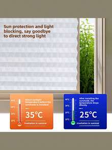 1 tấm rèm cuốn xếp li không dệt tự dính che cửa sổ rèm che nắng phòng ngủ phòng khách ban công trang trí phòng trang trí nhà trang trí phòng khách rèm cửa - Nhiều màu - Xem 10