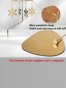 1 件北欧风格奢华不锈钢三角形可旋转烛台，镂空雕刻烛台，自动旋转香薰蜡烛架，防锈家居装饰，适合圣诞节、情人节、婚礼、生日派对、浪漫烛光晚餐