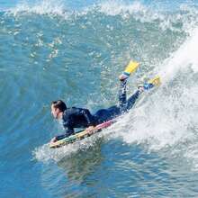 84 CM Lightweight Body Board Paddle Board Boogie Board With HDPE And EPS Core - Multicolor - View 3