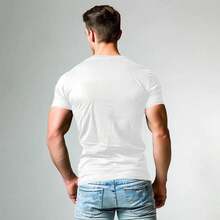 The Best Gift For Father's Day, Comfortable, Fashionable, And Comfortable To Wear Clothing, Is A Perfect Gift For Fathers  Summer    Loose - White - View 3