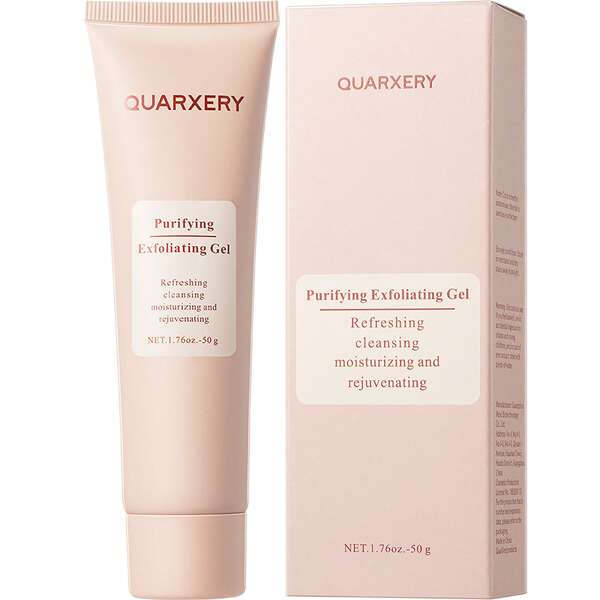 QUARXERY Gel Exfoliante Facial Purificante Profundo Nicotinamida - Hidratante, Equilibra Agua-Aceite, Reduce Poros y Limpia Impurezas - Suave para Piel Grasa, Seca y Mixta - Todo Tipo de Pieles