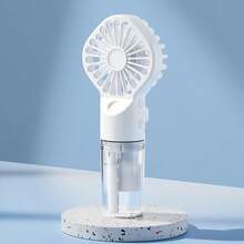 800mAh Lithium Battery Charging Handheld Spray Fan Portable Mini Charging Handheld Fan Spray Humidification Gift Handheld Small Fan - Multicolor - View 7