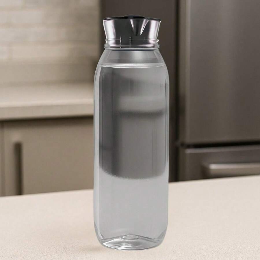 Juice Jug Water Bottle Hygienic Lid Refrigerator 1.5 Liters Premium Resistant - 燻製 - 查看 1