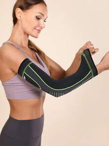 JINGBA SUPPORT 1 Piece Elastic Breathable Unisex Multicolor Elbow Support Sleeve – Compression Brace For Sports & Daily Life For Men Women Gym Accessories - 彩色 - 查看 17
