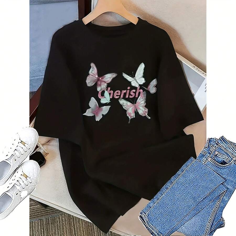 Women Sports Tees & Tanks - 黑色 - 查看 1