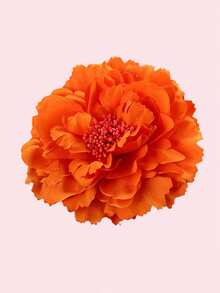 New Peony Flower Hair Clip, Brooch For Chest, Beach, Party, Festival, Photography, Dancer - Multicolor - View 9