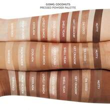 Paleta de sombras de ojos Colourpop Going Coconuts, paleta de sombras de ojos neutras de tonos frescos con acabados ultravelvetino y sedosos, maquillaje de ojos de alta pigmentación con fórmula de larga duración, 0.3 Oz