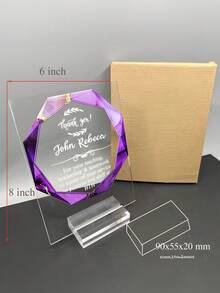 Personalized Employee Award, Retirement Appreciation, For Manager, Staff, Retirement Award Custom Award Plaque ,Thank You,Multi-Functional,Reusable,Ornamental,Exquisite,Stylish,Adorable,Colorful,Cute,Funny,Custom,Personalized,Customized,Unique,Ideal Gifts For Her,Ideal Gifts For Him,For Anniversaries,For Birthdays - Multicolor - View 10