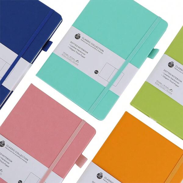 PAPERAGE Dotted Journal Notebook, 160 Pages, Medium 5.8 Inches X 8.5 Inches - 100 GSM Thick Paper, Hardcover,School Supplies,Back To School