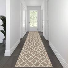 Runner Rug For Hallway Non Slip Kitchen Floor Carpet Runners Geometric Pattern Machine Washable Area Rug For Entryway Bathroom - cơm - Xem 3