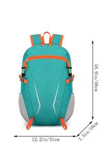Nylon Foldable Unisex Outdoor Hiking Backpack, Large Capacity - Multicolor - View 4