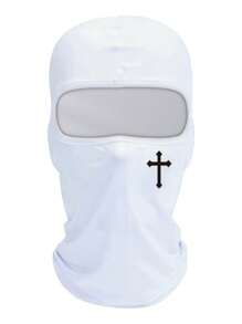 Cross Pattern Multifunctional Graffiti Punk Sun Protection Mask, Balaclava, Full Face Mask Suitable For Cycling, Skiing, Hiking, Fishing And Outdoor Sports, Windproof And Breathable, Best Christmas Gift