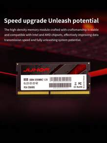 JUHOR Memória RAM Sodimm DDR4 de 8GB e 16GB a 3200MHz para Notebook