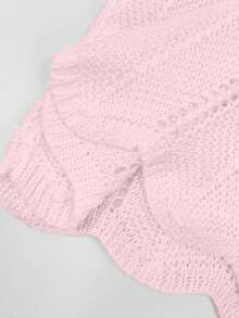 FOR BEAUTY 春夏新款收腰性感露背吊带针织连衣裙，女士海滩度假波西米亚音乐节优雅粉色连衣裙，新年情人节海滩装扮针织连衣裙